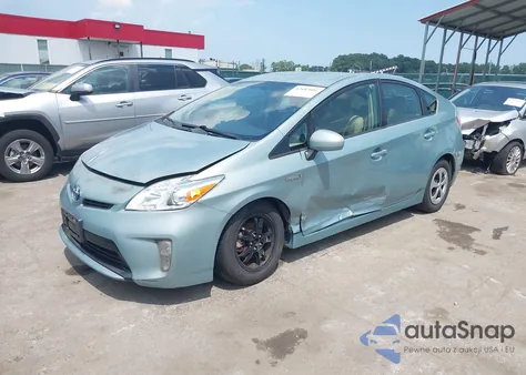 2012 Toyota Prius Two from USA, damaged, VIN JTDKN3DU9C5436488